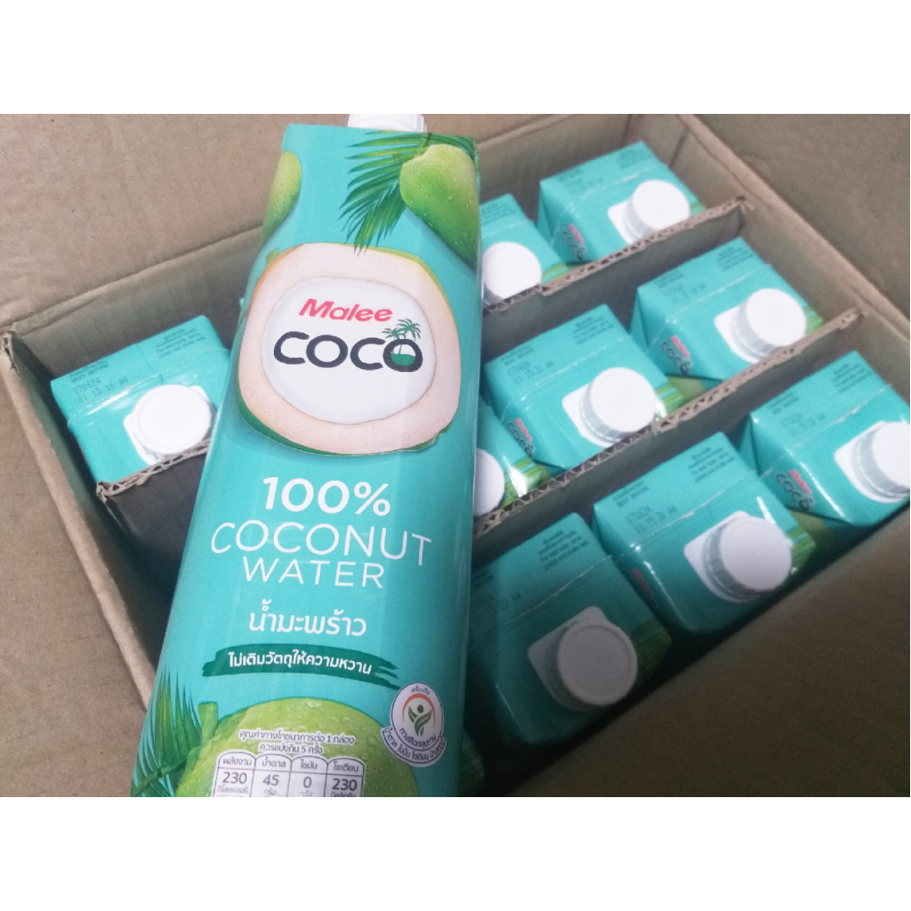 Malee Coco Coconut Water 100percent 1000ml.