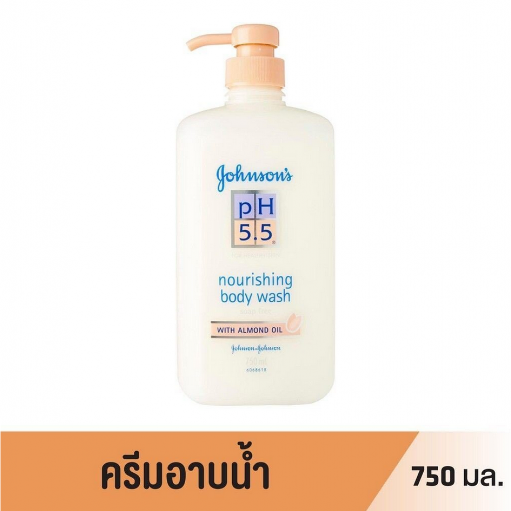 Johnson PH 5.5 Nourishing with Almond Oil Body Wash 750ml