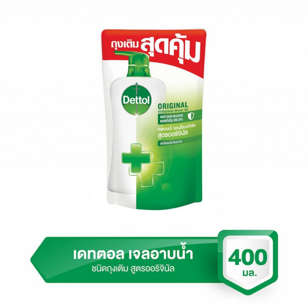 Dettol Gel Bath Original 400ml. Refill