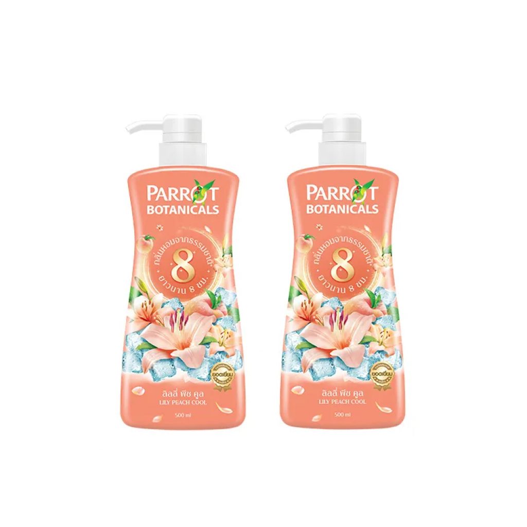 Parrot Botanical Lily Peach Shower Cream 500ml.