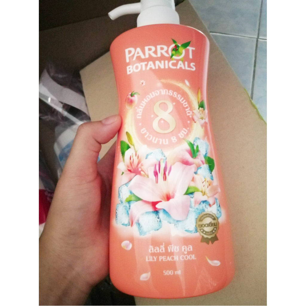 Parrot Botanical Lily Peach Shower Cream 500ml.