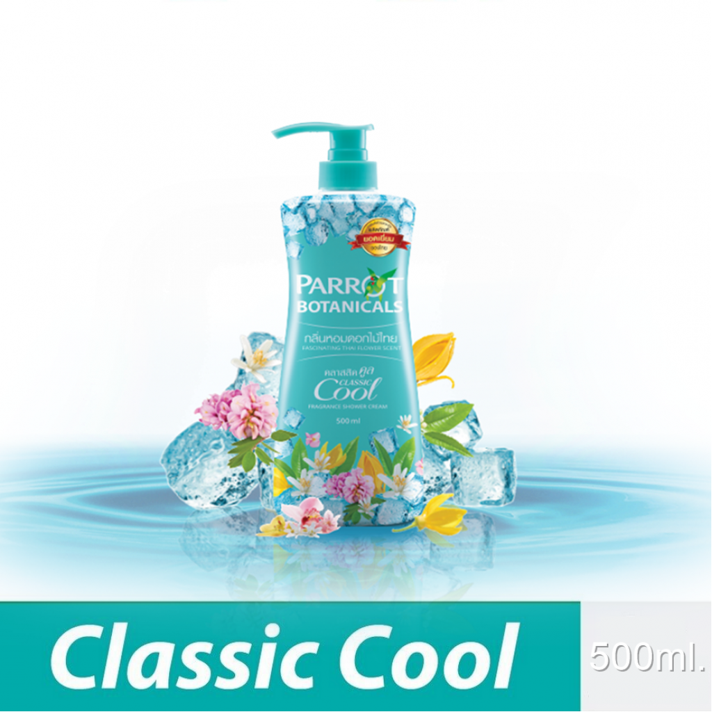 Parrot Classic Cool Shower Cream 500ml.