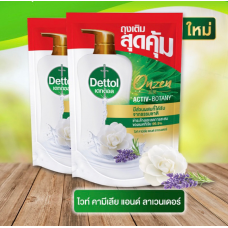 Dettol Shower Gel Onzen Activ Botany White Camelia and Lavender Refill 370g.