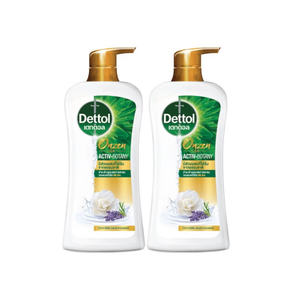 Dettol Shower Gel Onzen Activ Botany White Camelia and Lavender 450g.