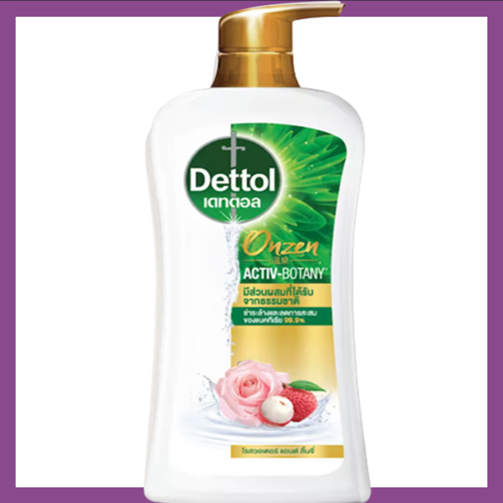 Dettol Shower Gel Rosewater Lychee 450g.