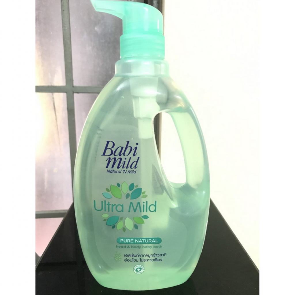 Babi Mild Bioganik Head and Body Baby Bath 800ml.