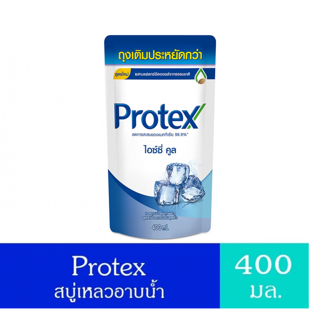 Protex Icy Cool Cream Bath 400ml.Refill