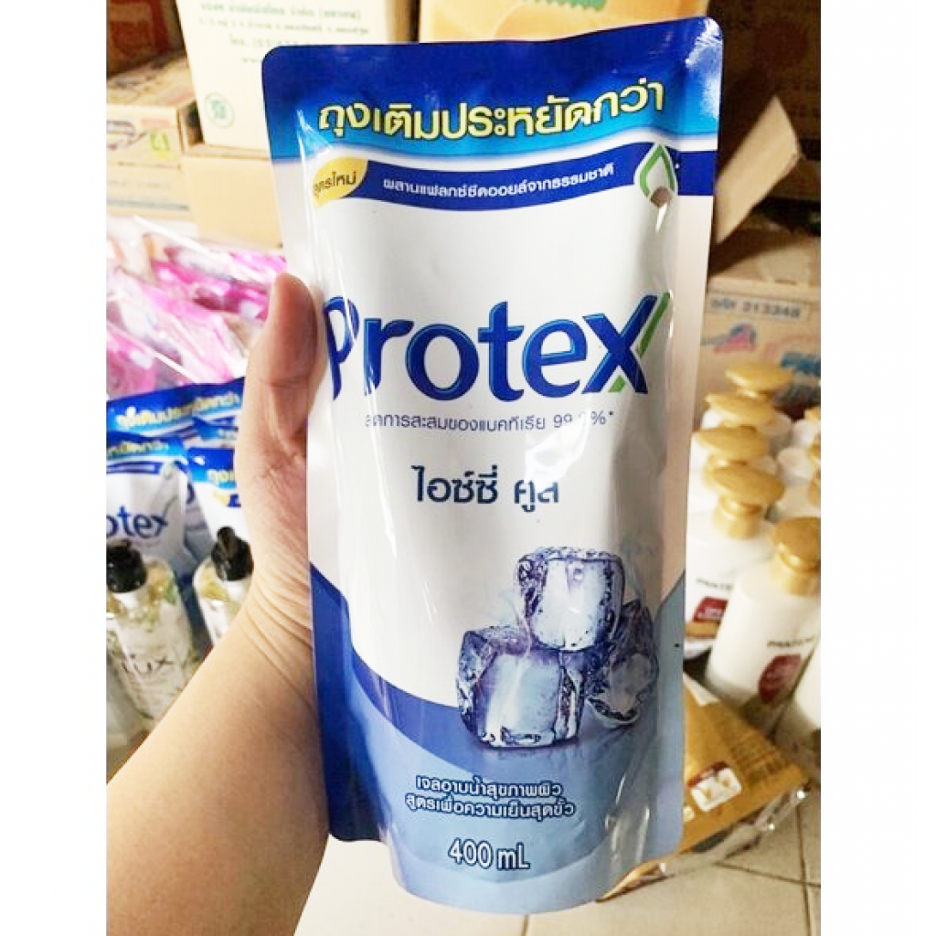 Protex Icy Cool Cream Bath 400ml.Refill