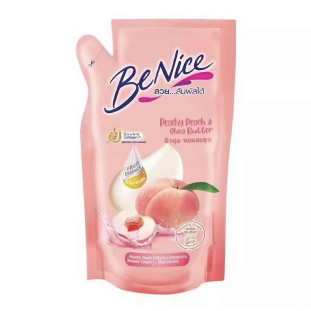 BeNice Shower Cream Peachy Peach Shea Butter 400ml