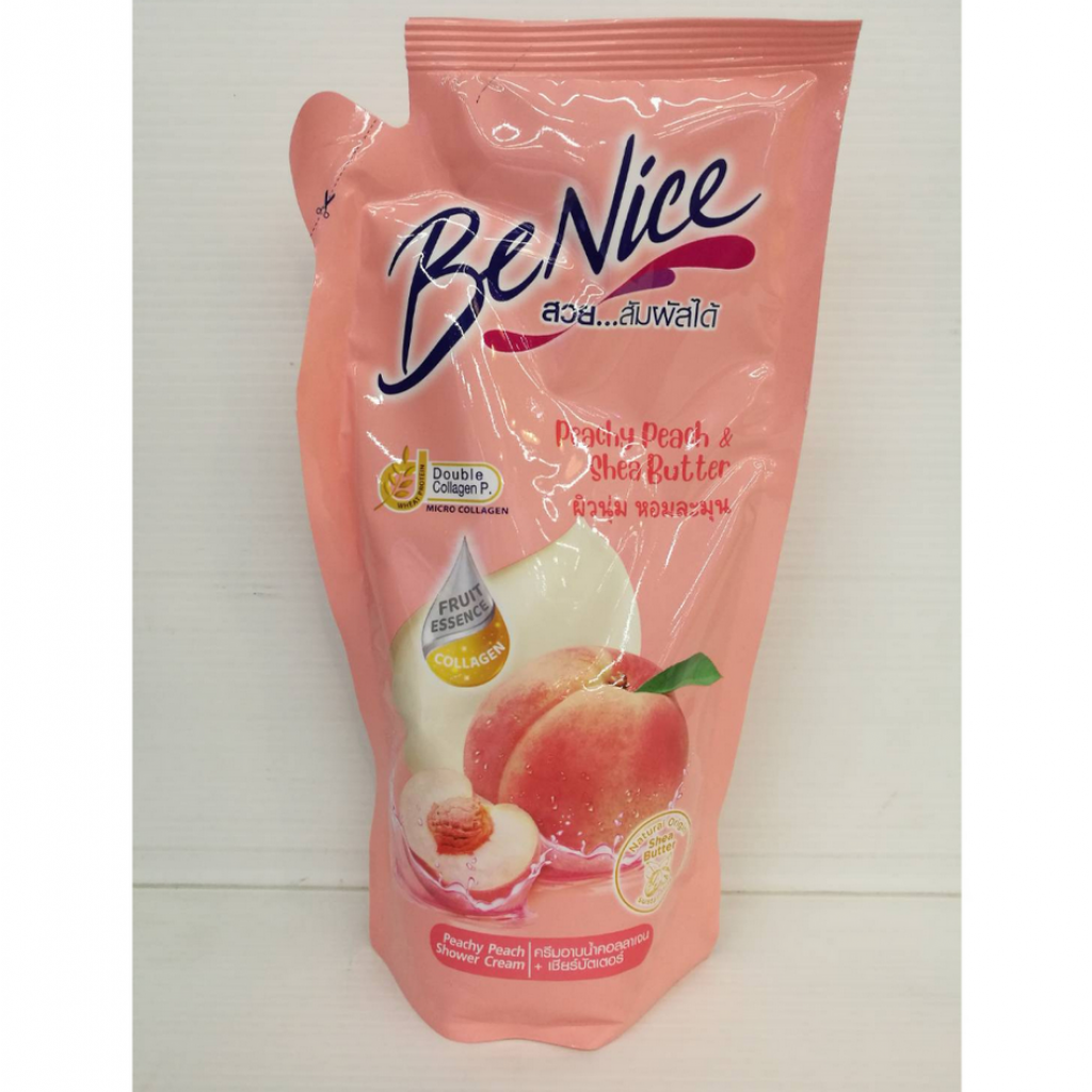 BeNice Shower Cream Peachy Peach Shea Butter 400ml