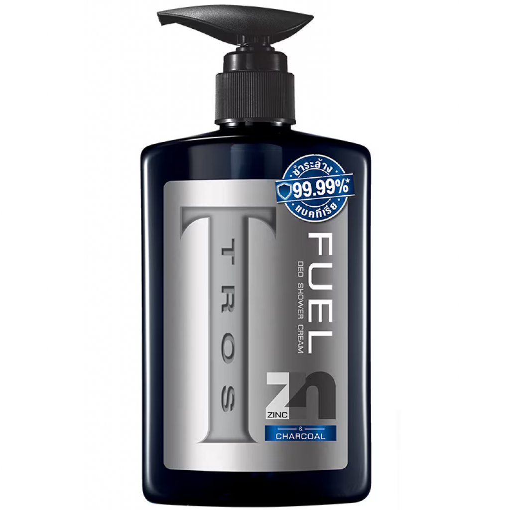 Tros Fuel Deodorant Zinc and Charcoal Body Wash 450ml.