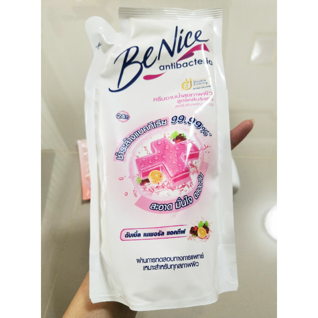 Benice Clean and Care Shower Cream 400ml. Refill