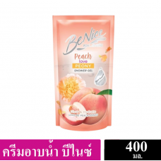 Benice Shower Gel Peach Love Peony 450ml.Refill