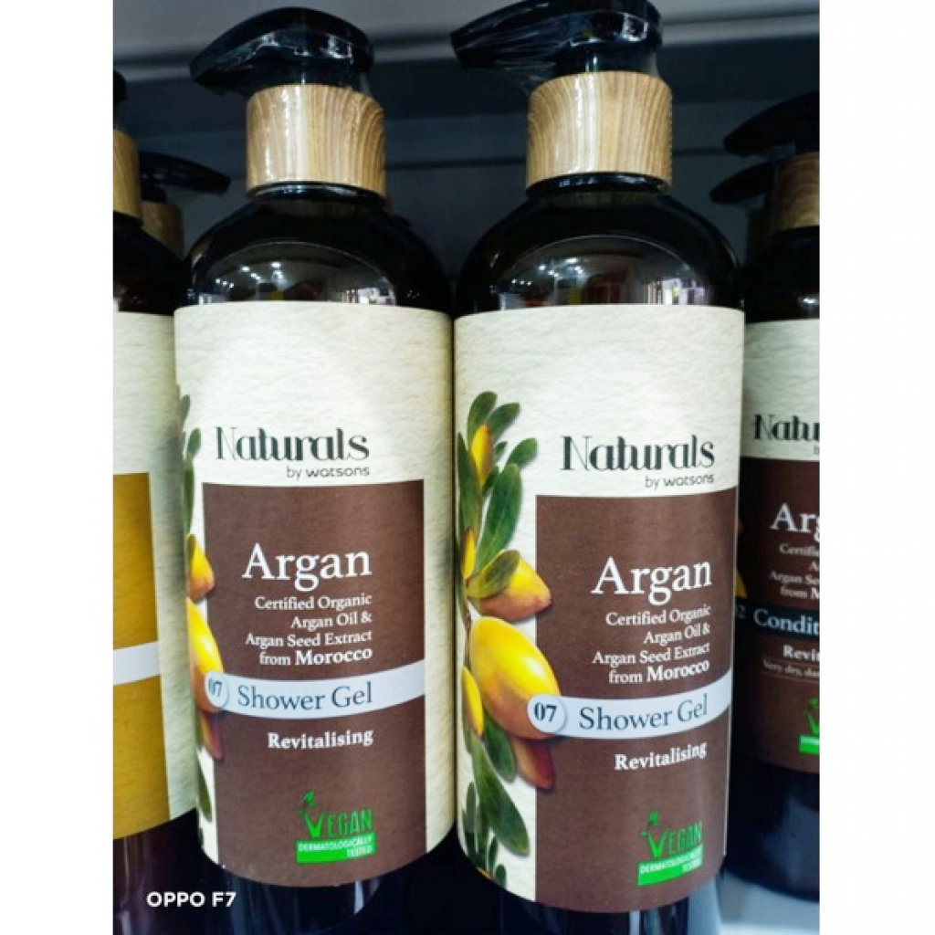 Naturals By Watsons Argan Shower Gel 490ml.