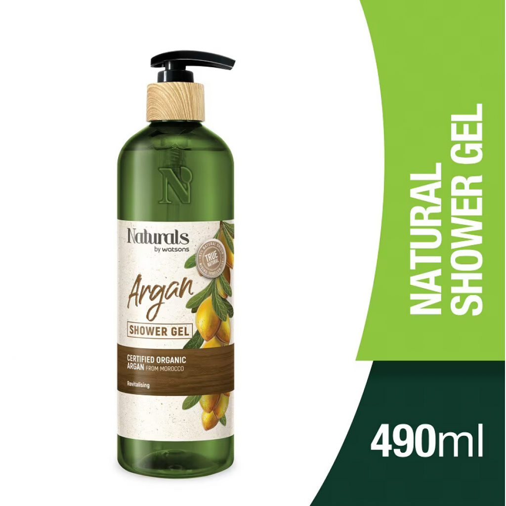 Naturals By Watsons Argan Shower Gel 490ml.