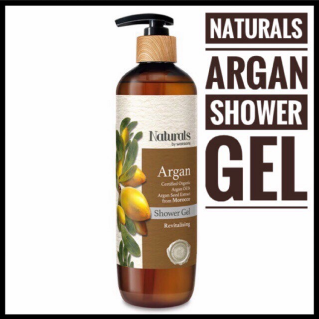 Naturals By Watsons Argan Shower Gel 490ml.