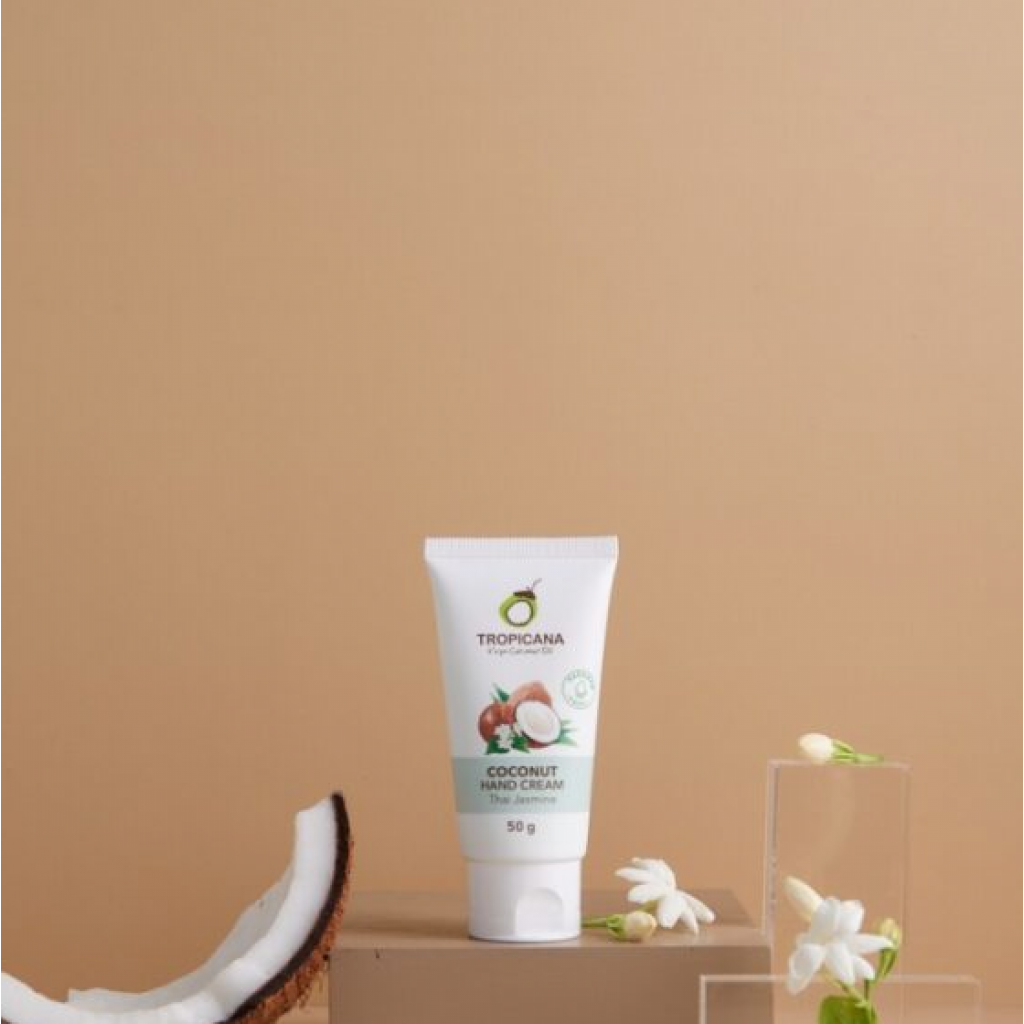 Tropicana Thai Jasmine Coconut Oil Hand Cream 50g.