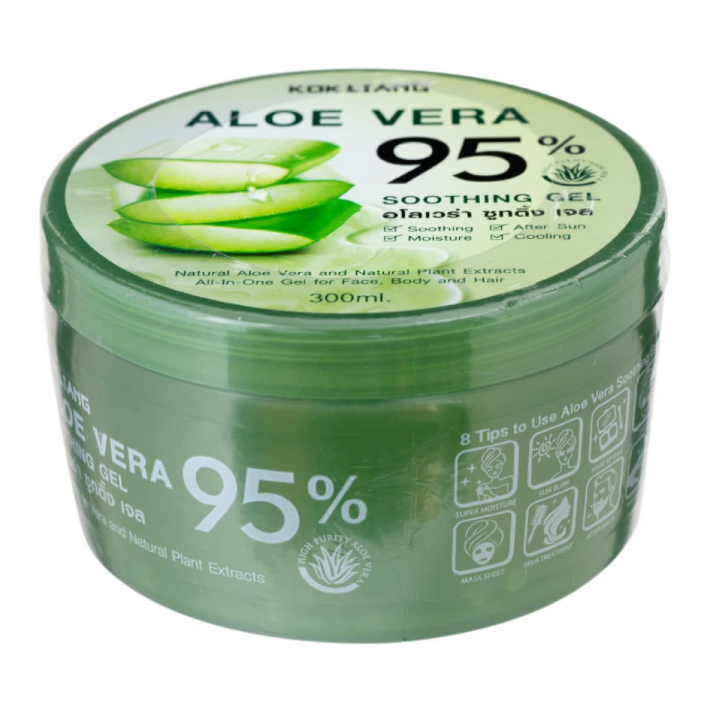 Kokliang Aloe Vera Soothing Gel 95percent 300ml.