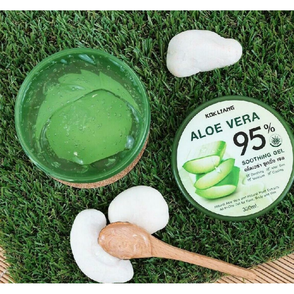 Kokliang Aloe Vera Soothing Gel 95percent 300ml.