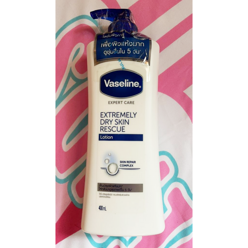 Vaseline Extremely Dry Skin Rescue Lotion 400ml.