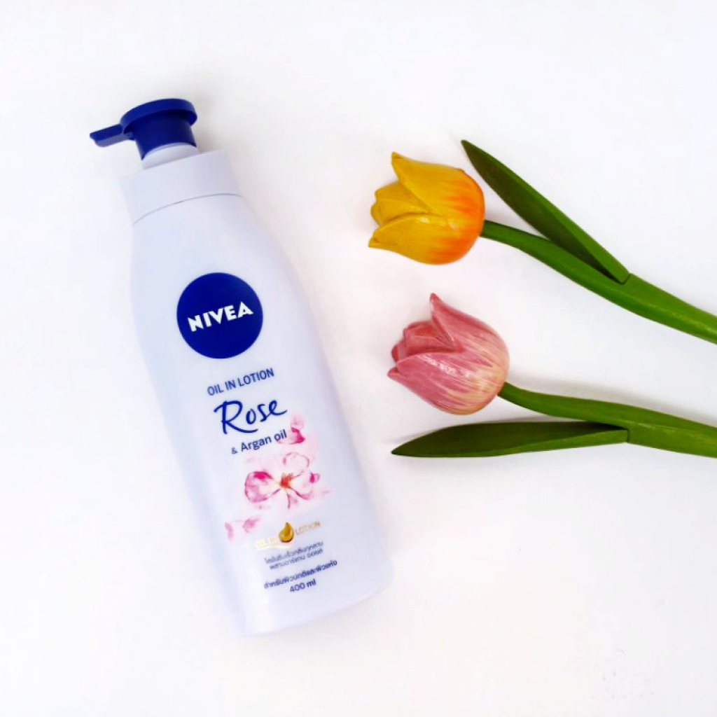 Nivea Oil In Rose Argan Oil Lotion 400ml.