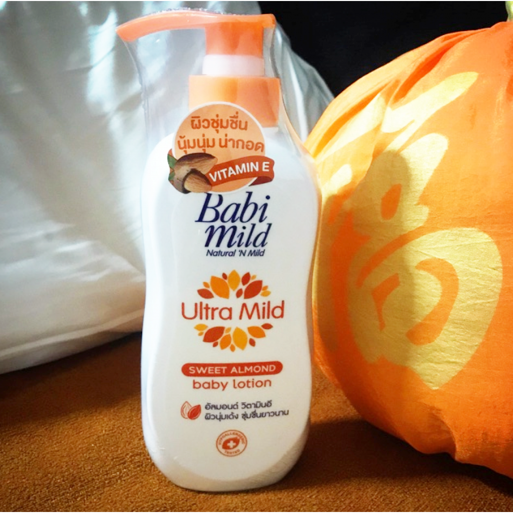 Babi Mild Ultra Mild Sweet Almond Baby Lotion 400ml.