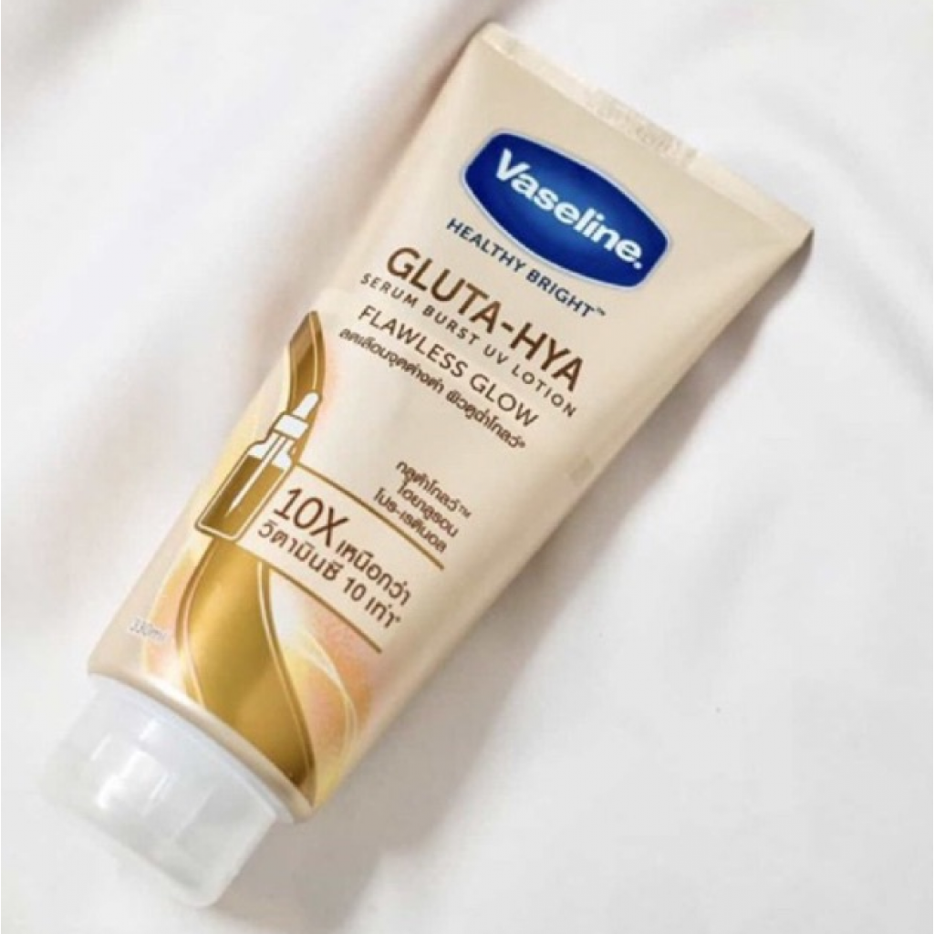 Vaseline Gluta Hya Burst UV Flawless Glow Serum 300ml.