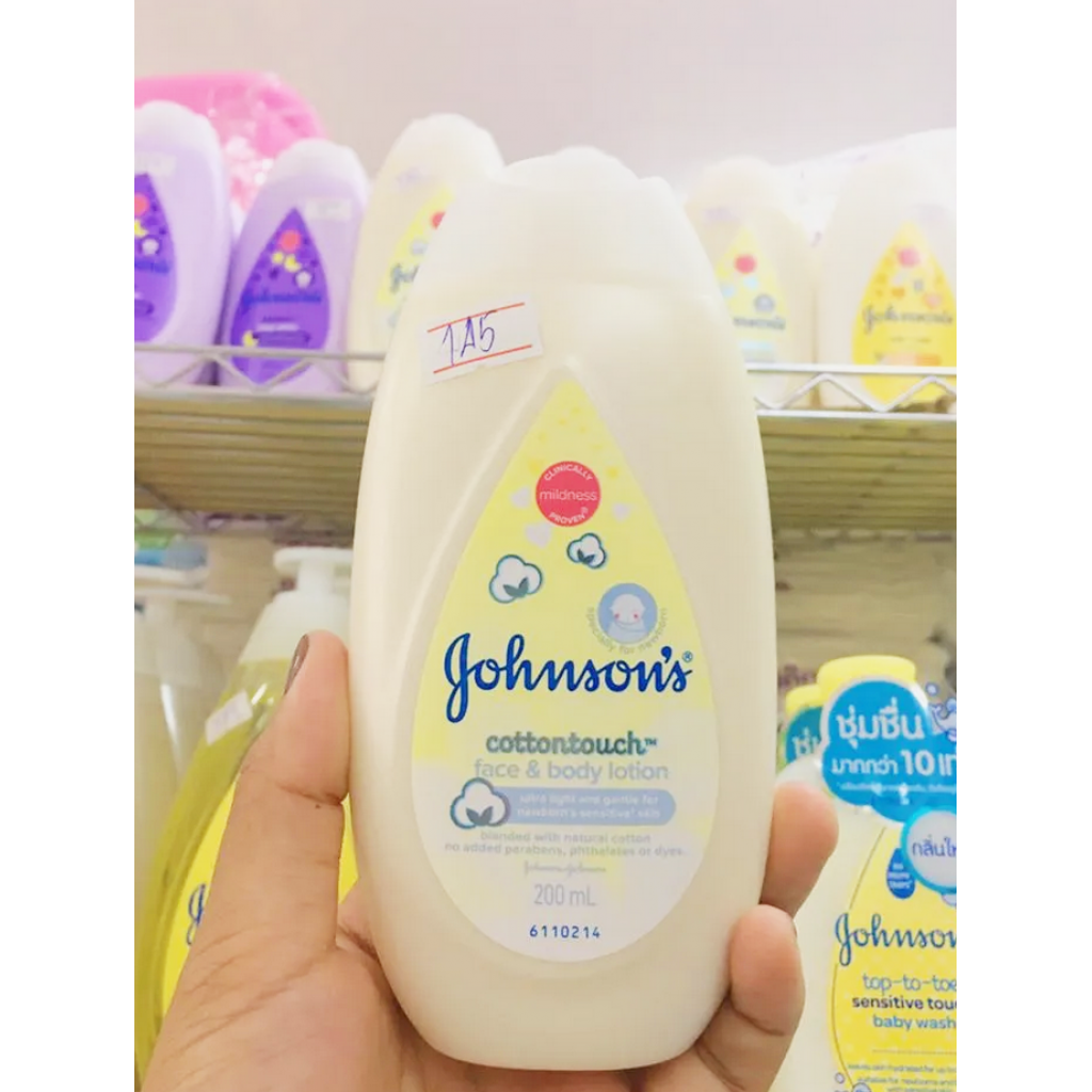 Johnsons Cottontouch Face and Body Baby Lotion 200ml.