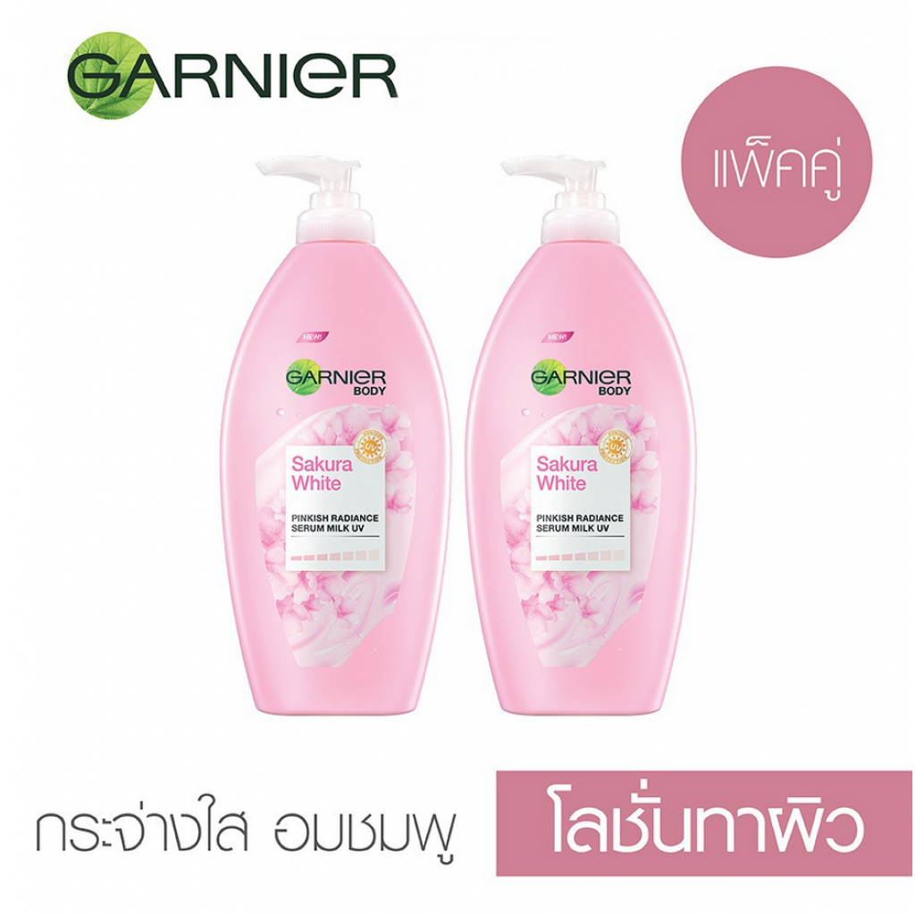 Garnier Body Lotion Sakura White Pack2 400ml