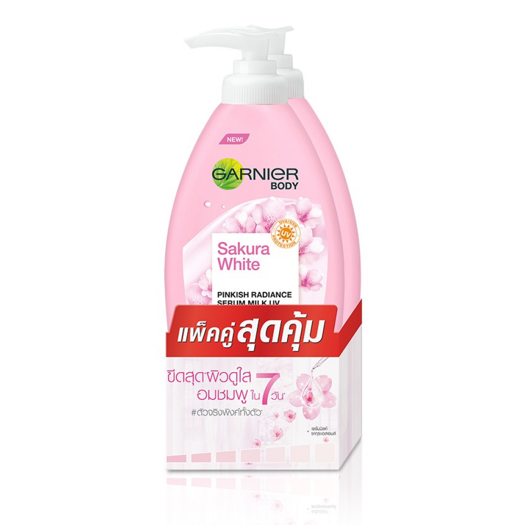 Garnier Body Lotion Sakura White Pack2 400ml