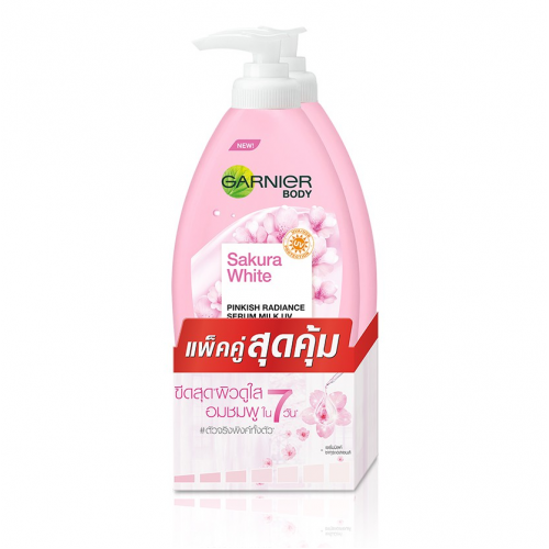 Garnier Body Lotion Sakura White Pack2 400ml