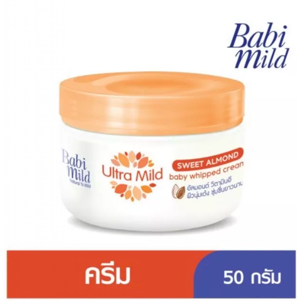 Babi Mild Ultra Mild Sweet Almond Baby Whipped Cream 50g