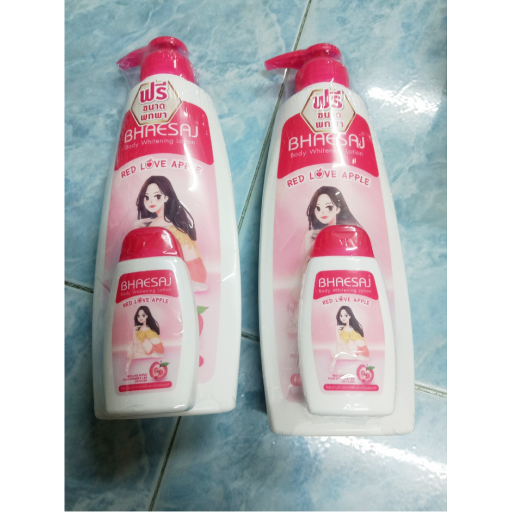 Bhaesaj Body Whitening Red Love Apple Lotion 400ml