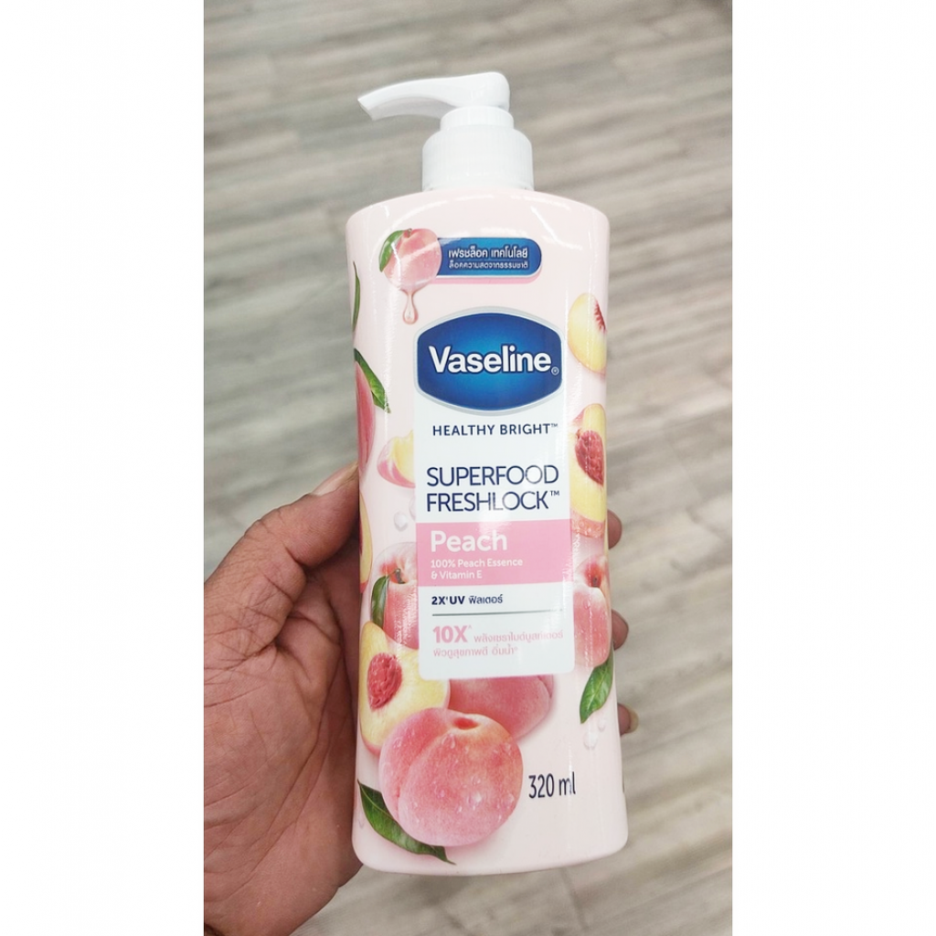 Vaseline Superfood Freshlock Peach Lotion 320ml