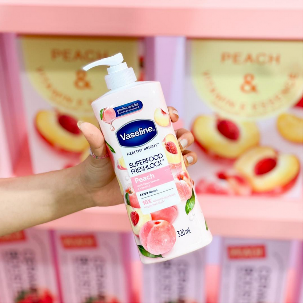 Vaseline Superfood Freshlock Peach Lotion 320ml