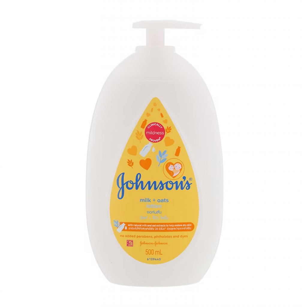 Johnson Milk and Oat Baby Lotion 500ml.