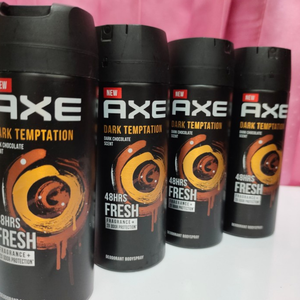 AXE Dark Temptation Deodorant Body Spay 135ml.Pack 2