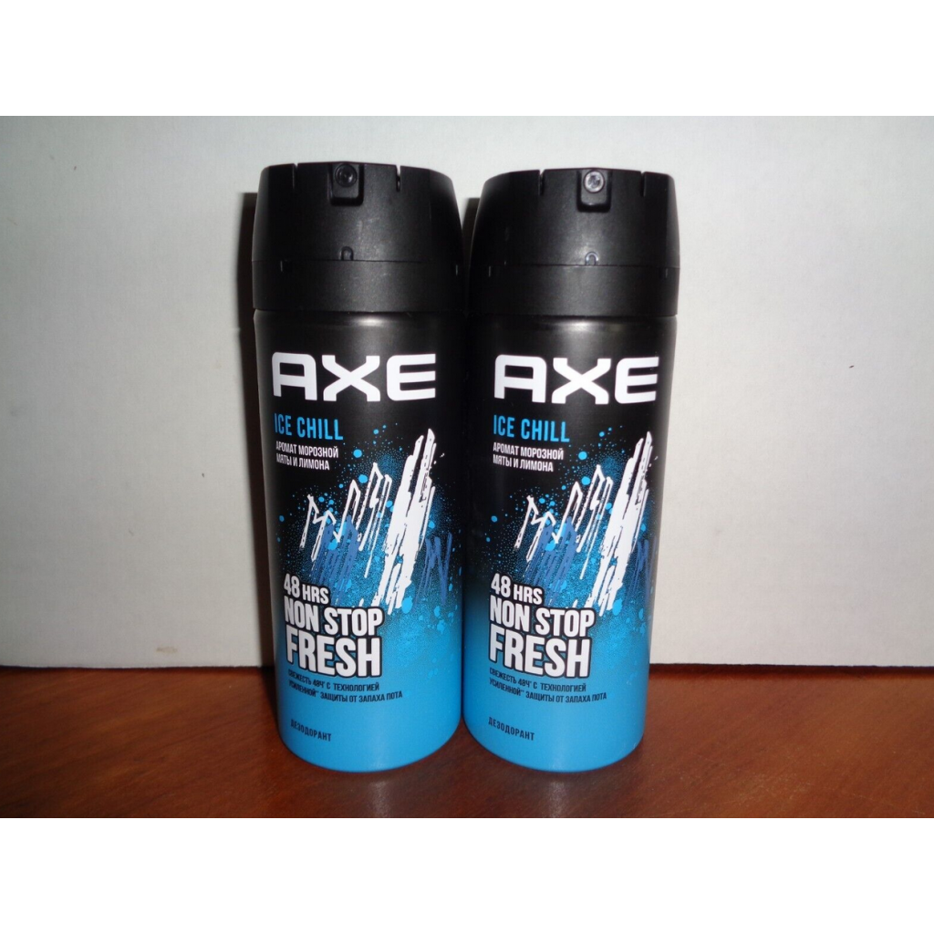 AXE Ice Chill Deodorant Body Spay 135ml.Pack2