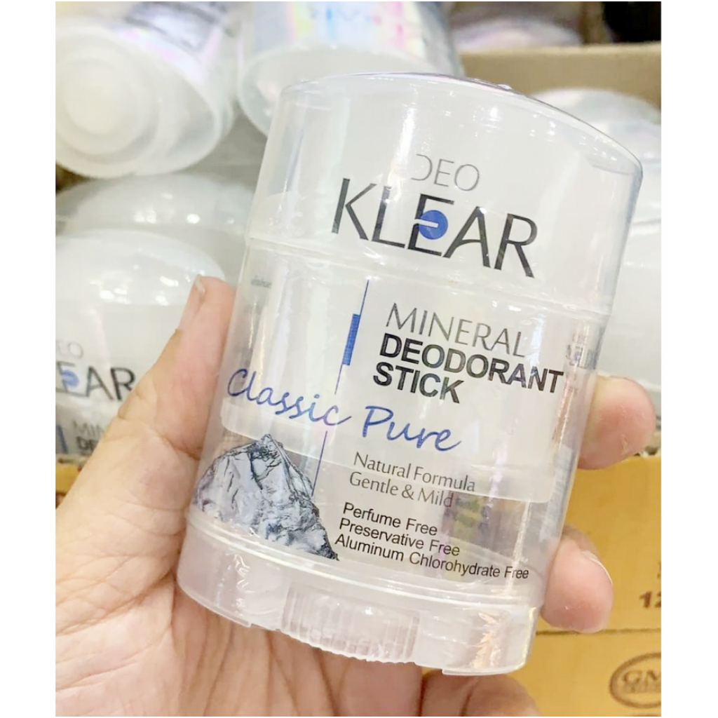 Deoklear Mineral Deodorant Stick Classic Pure 70g.