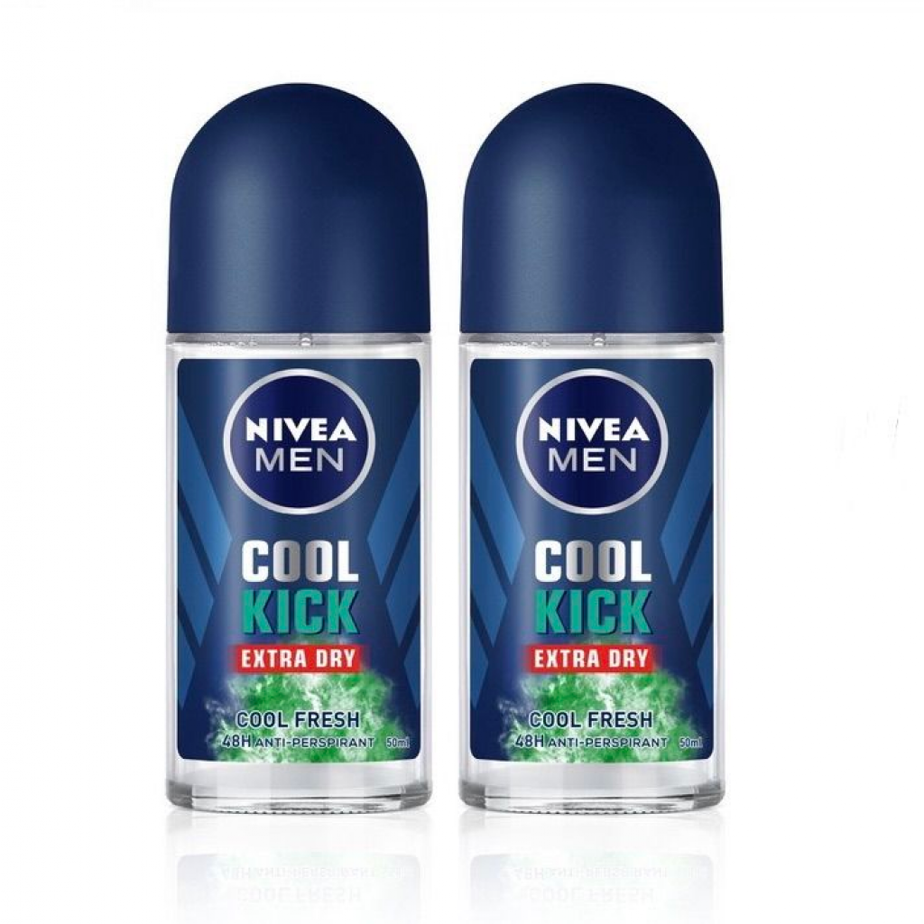 Nivea Men Cool Kick Extra Dry Cool Fresh Roll On 50ml