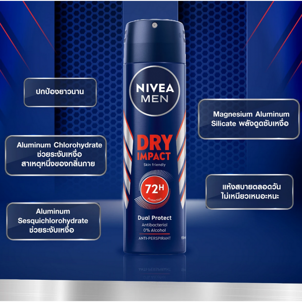 Nivea for Men Spray Dry 150ml