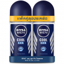 Nivea for Men Deo Rollon Cool Kick 50ml. Pack 2