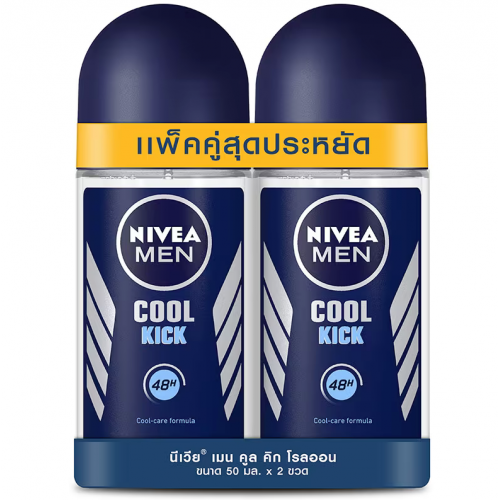 Nivea for Men Deo Rollon Cool Kick 50ml. Pack 2