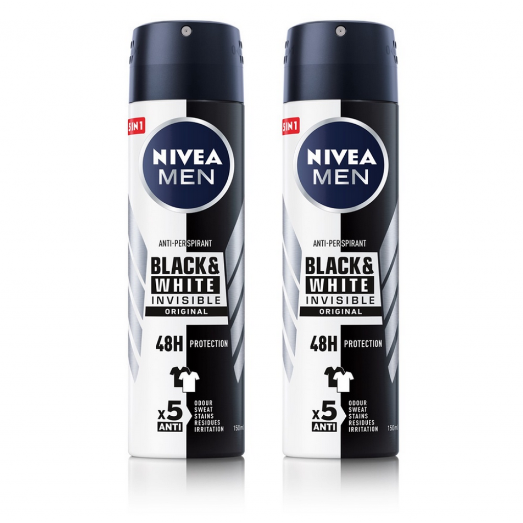 Nivea Men Black and White Invisible Deodorant Spray 150ml