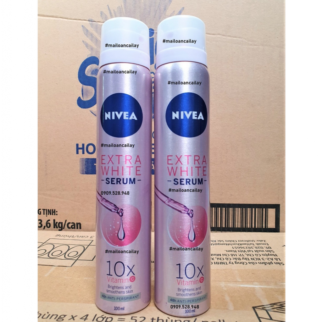 Nivea Extra White Serum Deo Spray 100ml