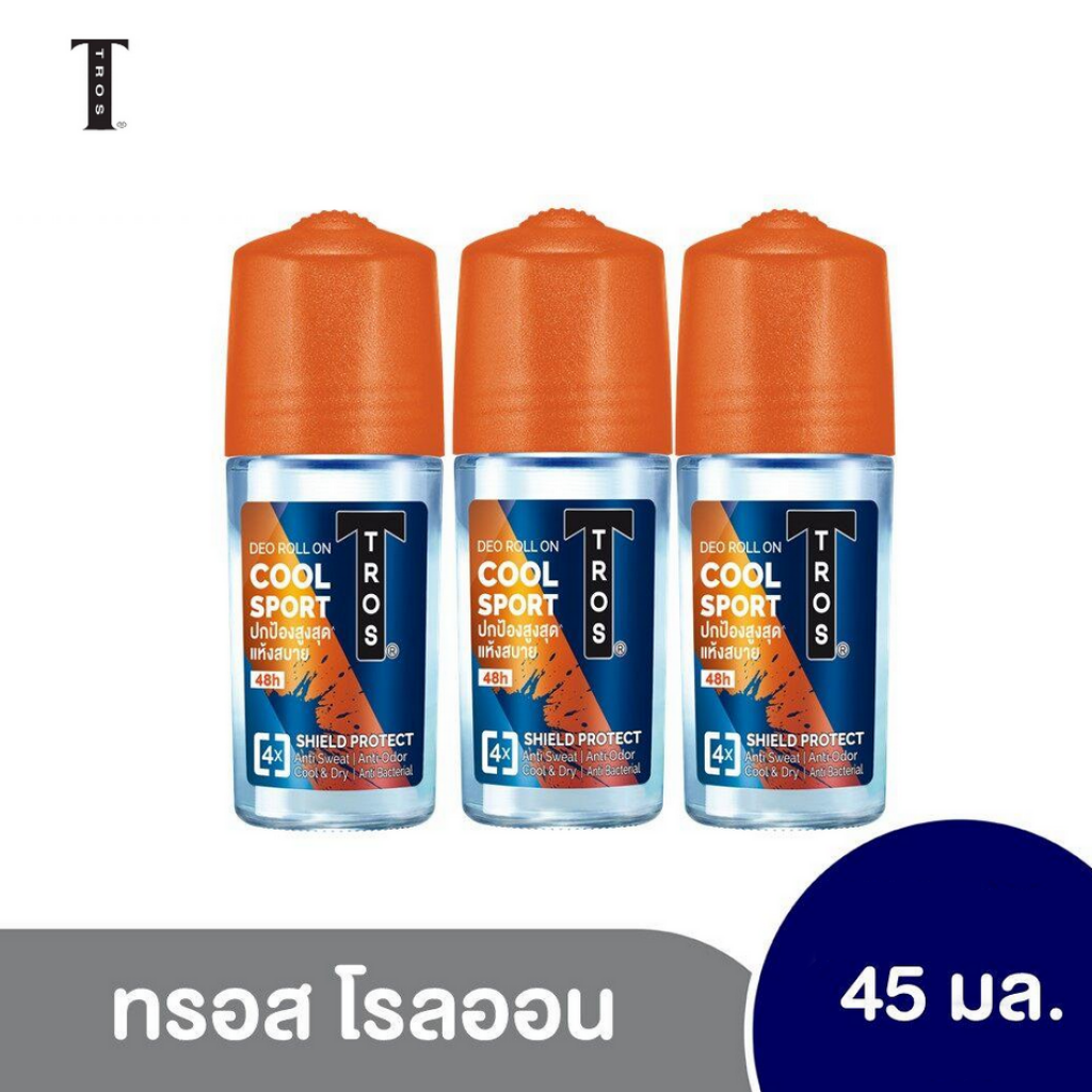 Tros Deodorant Rollon Cool Sport 45ml