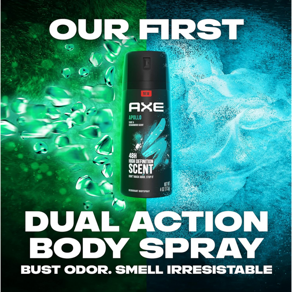 Axe Apollo Deodorant Body Spay 135ml.