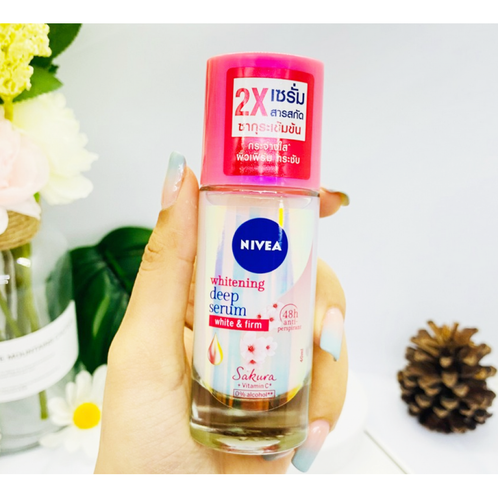 Nivea Whitening Deep Serum Roll On Sakura 40ml