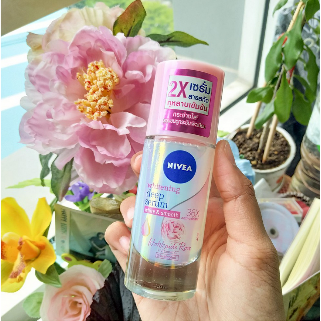 Nivea Whitening Deep Serum Roll On Hokkaido 40ml.