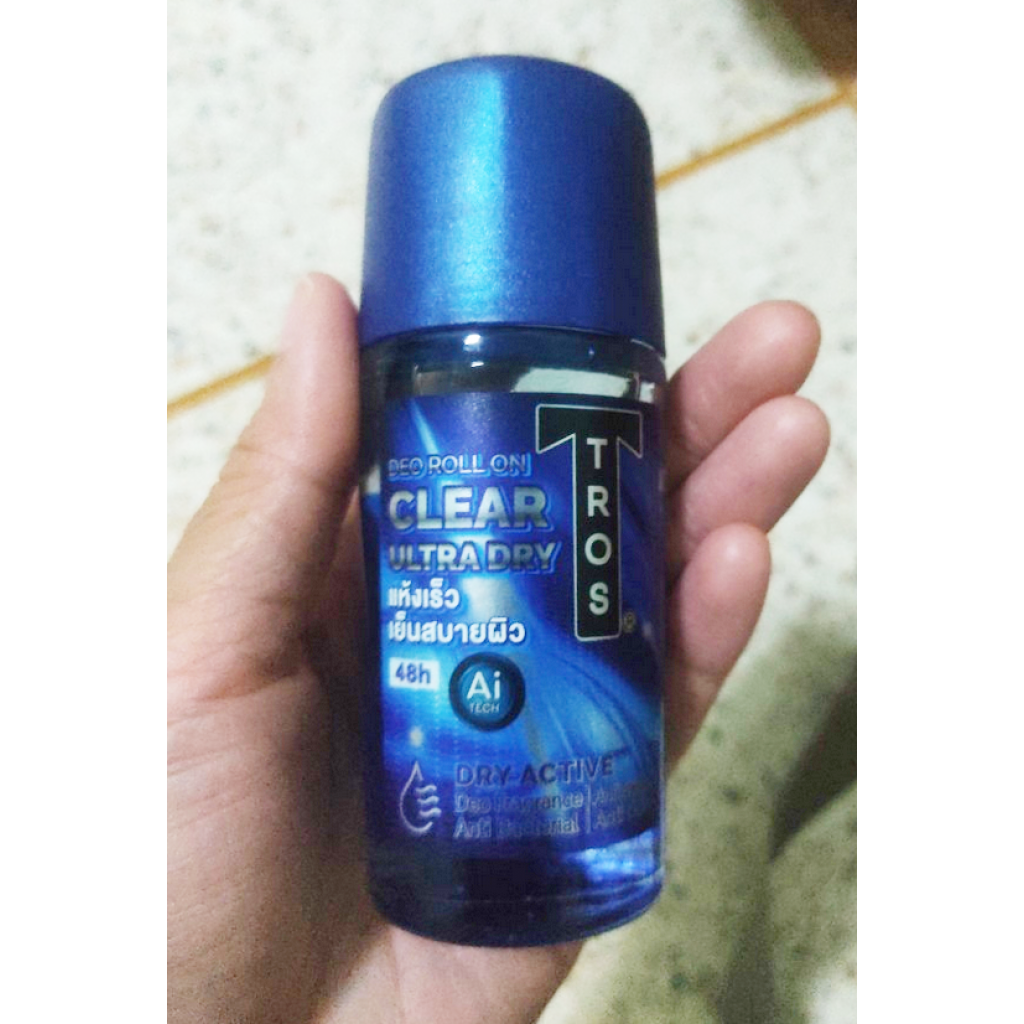 Tros Deodorant Rollon Clear Ultra and Cool 45ml.